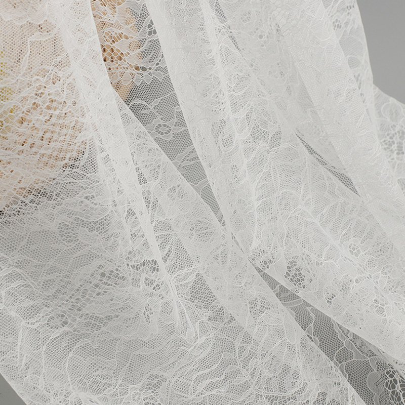 Bedding Lace Fabric Floral Polyester for Lingerie Wholesale Supplier 5